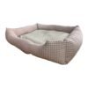 Cama Perro Confort Vichy rosa
