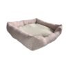 Cama Perro Confort Vichy rosa