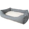 Cama Perro Confort Vichy negro