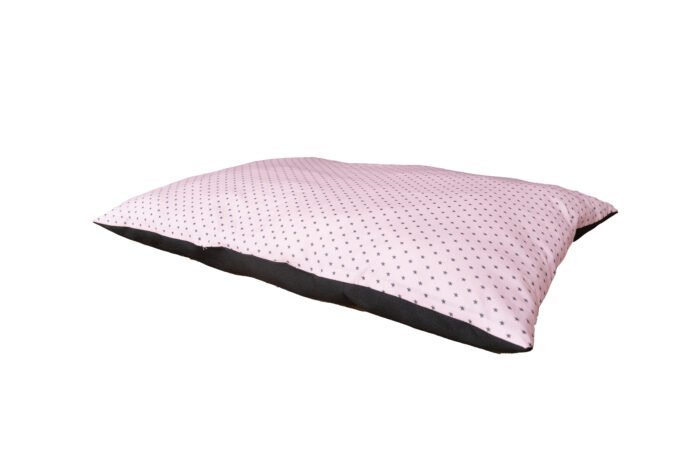 Cama cojín para perro estrella rosa