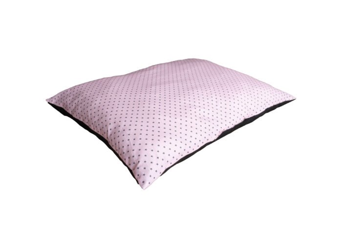 Cama cojín para perro estrella rosa