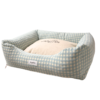 Cama Perro Confort Vichy verde