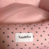 Cama Perro Confort estrella rosa