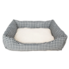 Cama Perro Confort Vichy negro