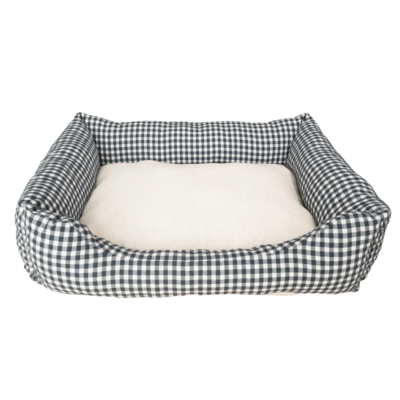 Cama Perro Confort Vichy negro
