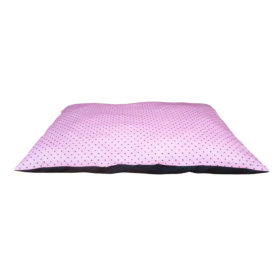 Cama cojín para perro estrella rosa