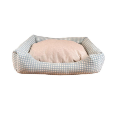 Cama Perro Confort Vichy verde
