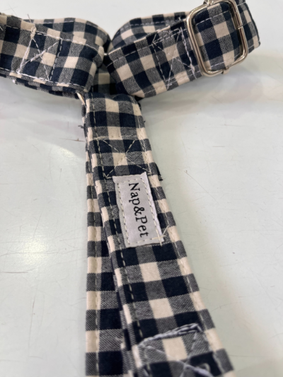 Arnés para perro Vichy Negro